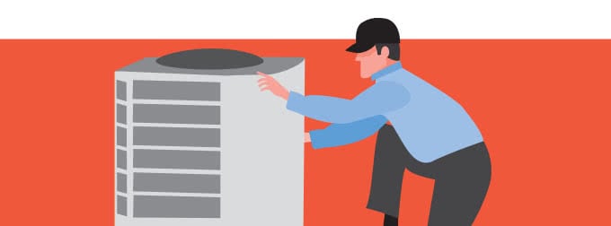 Animated HVAC tech